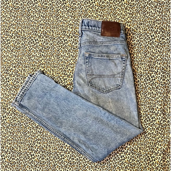 Hollister light sky blue ripped jeans - Picture 2 of 3